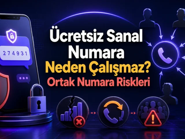 Ücretsiz Sanal Numara Neden Çalışmaz? Ortak Numara Riskleri Ücretsiz Sanal Numara Neden Çalışmaz? Ortak Numara Riskleri