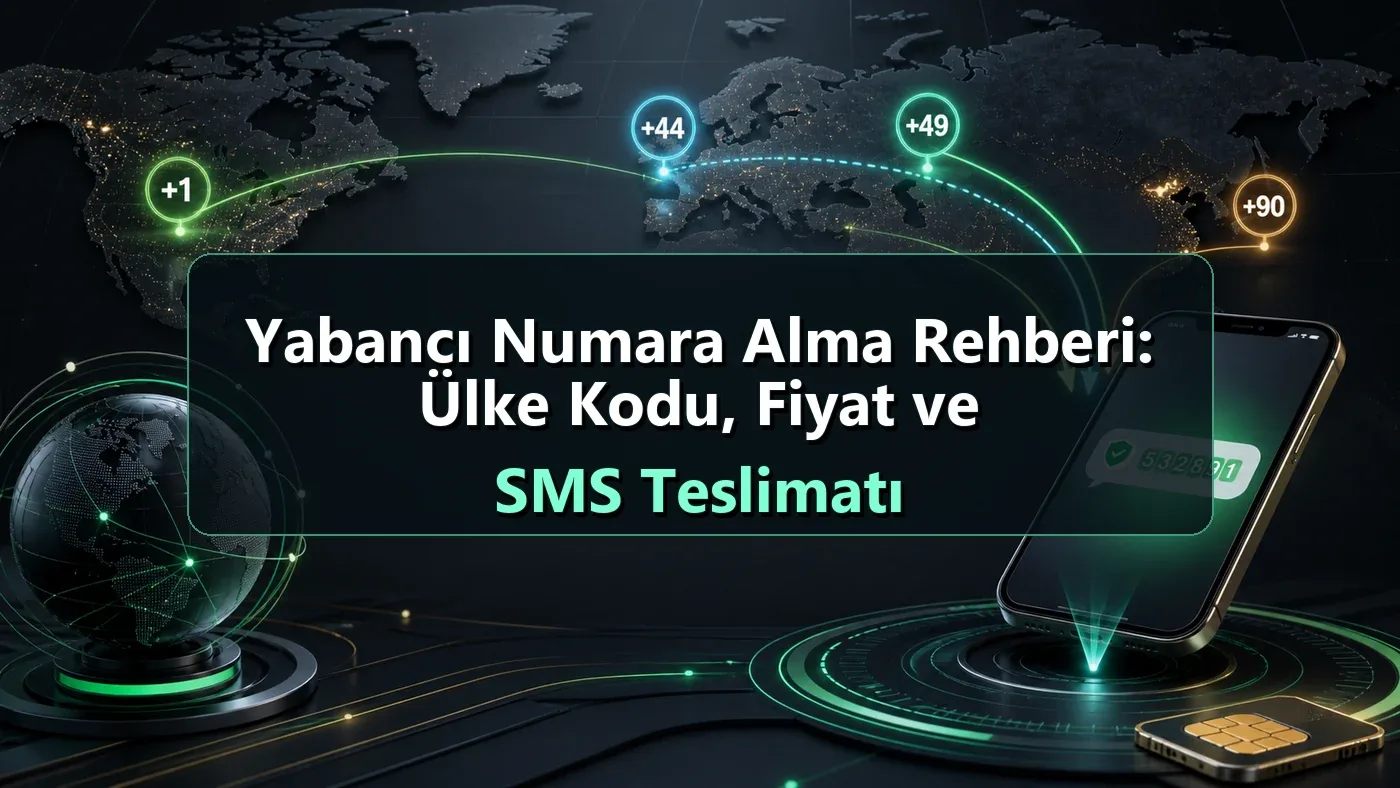 Yabancı Numara Alma Rehberi: Ülke Kodu, Fiyat ve SMS Teslimatı Yabancı Numara Alma Rehberi: Ülke Kodu, Fiyat ve SMS Teslimatı